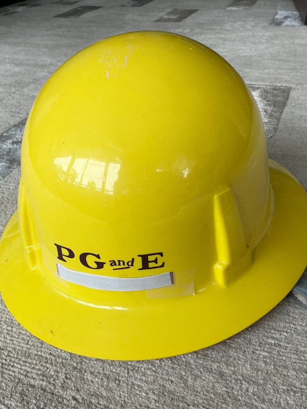 Vintage early 1980’s PGandE Yellow Hard Hat